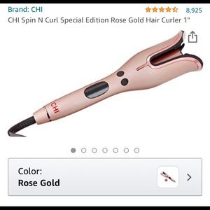 Chi Spin and Curl Special Edition Rose Gold